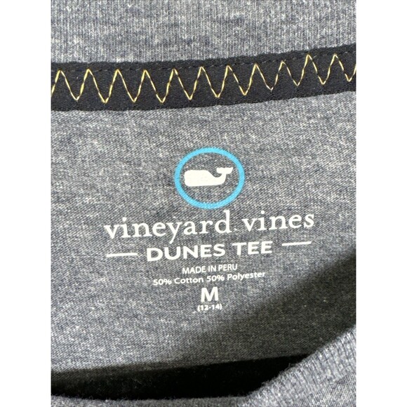 Vineyard Vines Youth M (12-14) LS Shirt Mountains/Name On Chest/Sleeve - Picture 5 of 9